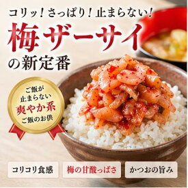 1000円ポッキリ 梅ザーサイ 250g×2袋セット メール便お土産 ザーサイ 梅 かつお風味 コリコリ 甘酸っぱい バレンタイン チョコ以外