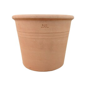 植木鉢 おしゃれ イタリア製テラコッタ KT204-230 8号(23cm) / テラコッタ 大型 屋外 素焼き
