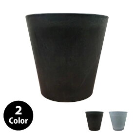 植木鉢 おしゃれ 軽量 BLACKPOT ブラックポット MA101-310 10号(31cm) 鉢底穴有り・無し シンプル スタイリッシュ プラスチック
