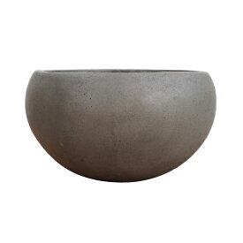 植木鉢 おしゃれ ナチュラルファイバーの植木鉢 MM311-320 10.5号(32cm) / 陶器鉢 大型 セメント 浅型鉢