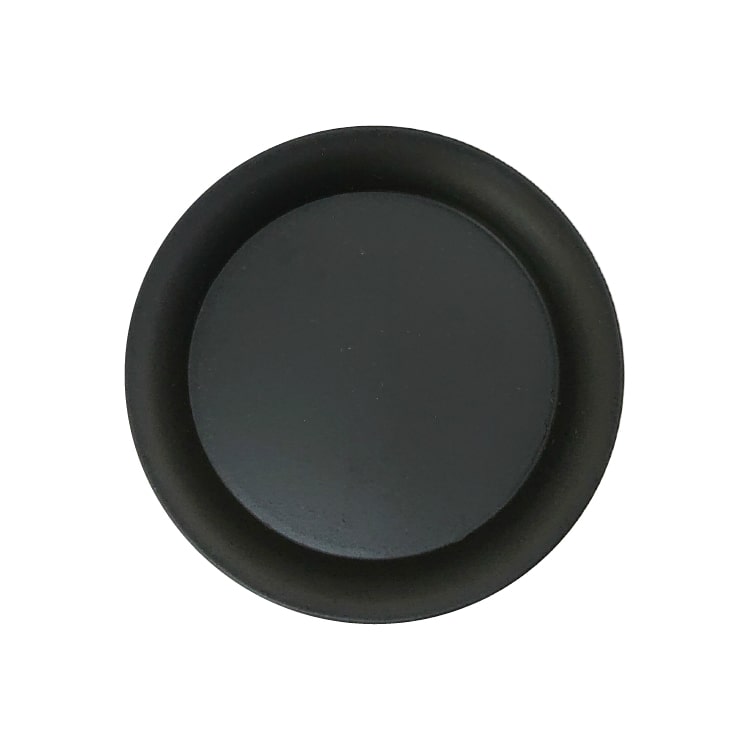 マットブラックのおしゃれなアイアンソーサー ファクトリーアウトレット アイアンソーサー MM501-095 定価の67％ＯＦＦ 有効底寸7.5cm 受け皿 9.5cm