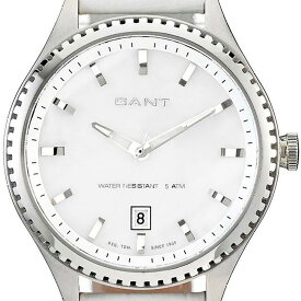 【残り1点】GANT ガント 電池式クォーツ 腕時計　[W10562] 並行輸入品 ホワイト（白）