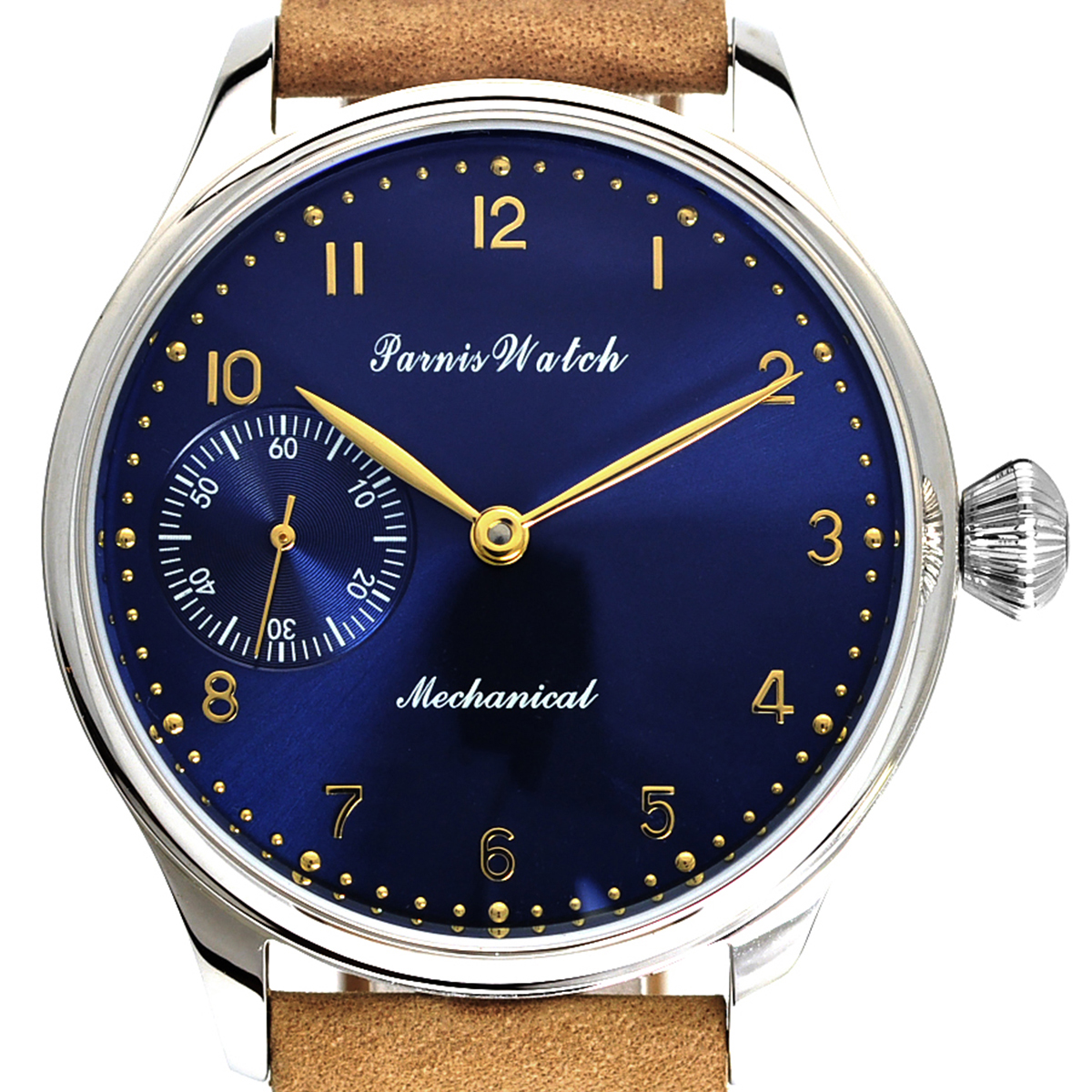 楽天市場】【NEW】PARNIS パーニス 手巻き 腕時計 [PA6061-S3M-BL