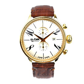 【残り1点】a-tek エイテック クォーツ 腕時計 メンズ ドイツ デザイナーズウォッチ [A1308G] 並行輸入品 メーカー保証12ヵ月 純正ケース付き