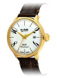 【残り1点】a-tek エイテック クォーツ 腕時計 メンズ ドイツ デザイナーズウォッチ [A1309G] 並行輸入品 メーカー保証12ヵ月 純正ケース付き