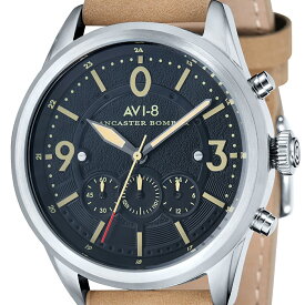 AVI-8 アヴィエイト 電池式クォーツ 腕時計　[AV-4024-02] 並行輸入品 純正ケース メーカー保証 24ヶ月 取扱説明書(日本語表記なし)