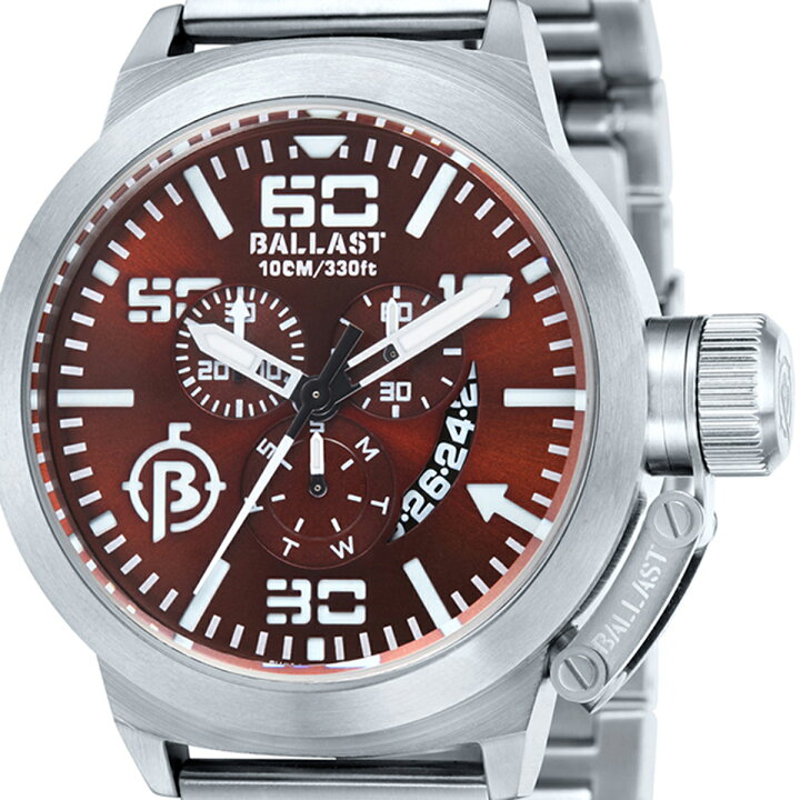 楽天市場】【スーパーSALE割引】BALLAST バラスト クォーツ 腕時計 
