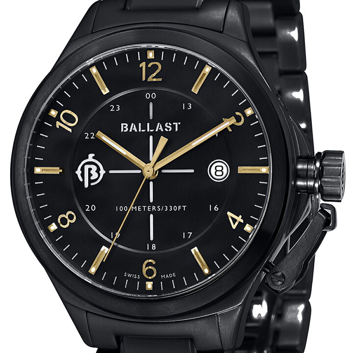 楽天市場】【スーパーSALE割引】BALLAST バラスト クォーツ 腕時計 