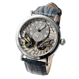 Carl von Zeyten カール・フォン・ツォイテン BLACK FOREST ブラックフォレスト 自動巻き（手巻き機能あり） 腕時計　[CvZ0017SGYS] 正規品 スケルトン ダブルテンプ
