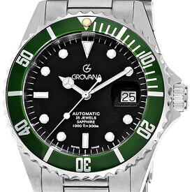 【残り1点】Grovana グロバナ 自動巻き 腕時計 海外輸入時計 スイス [15712134] 並行輸入品 純正ケース　メーカー保証