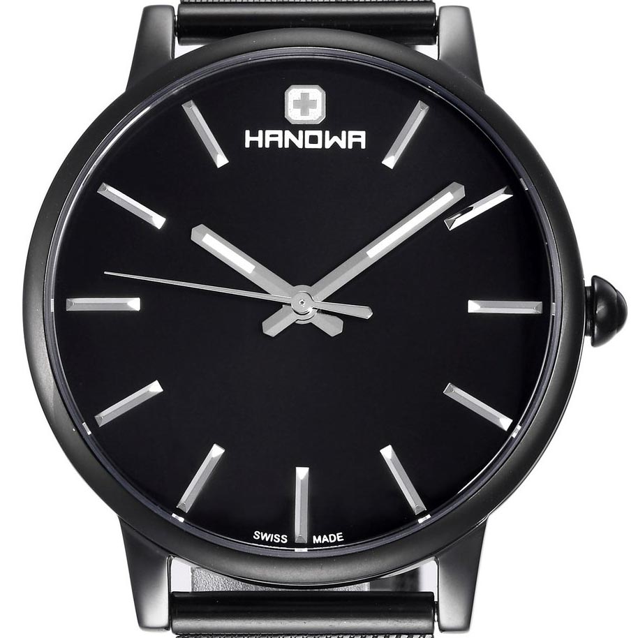 【残り1点】HANOWA ハノワ クォーツ 腕時計 スイス シンプル ファッション [16-5037.13.007.01] 並行輸入品 純正ケース メーカー保証
