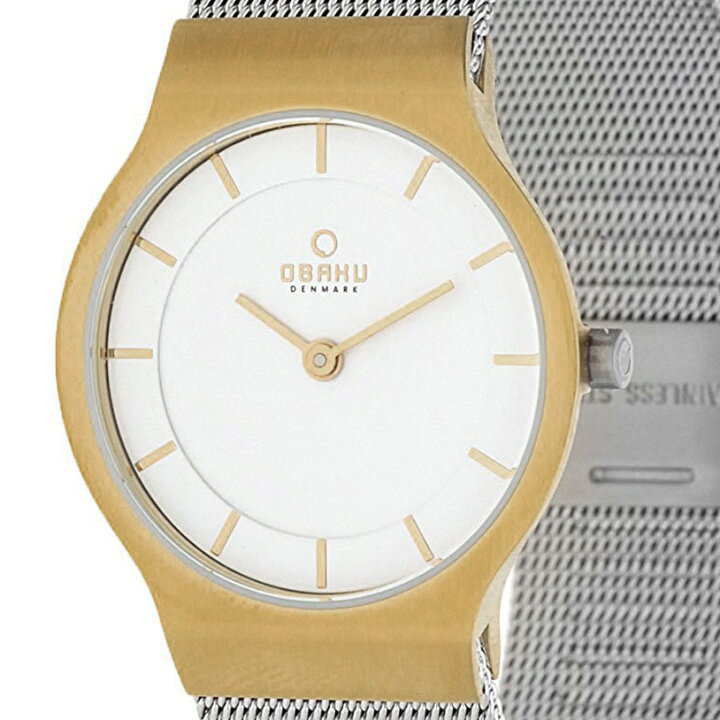 楽天市場】OBAKU オバック クォーツ 腕時計 デンマーク シンプル 薄型 
