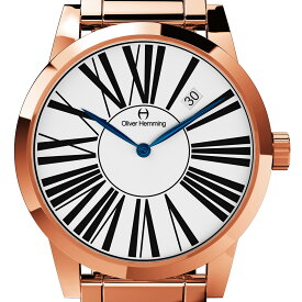 【残り1点】Oliver Hemming オリバーヘミング クォーツ 腕時計 イギリス アート デザイン [WT17R53WCDR] 正規代理店品 純正ケース　メーカー保証