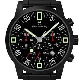 Oliver Hemming オリバーヘミング クォーツ 腕時計 イギリス アート デザイン [WTC17B80BCDB] 正規代理店品 純正ケース　メーカー保証