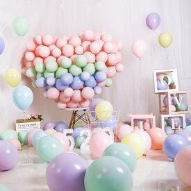風船 バルーン 100個セット 25CM 10インチ マカロン風船 マカロンバルーン 誕生日 飾り バースデー プロポーズ インスタ映え ブライダル ウェディング