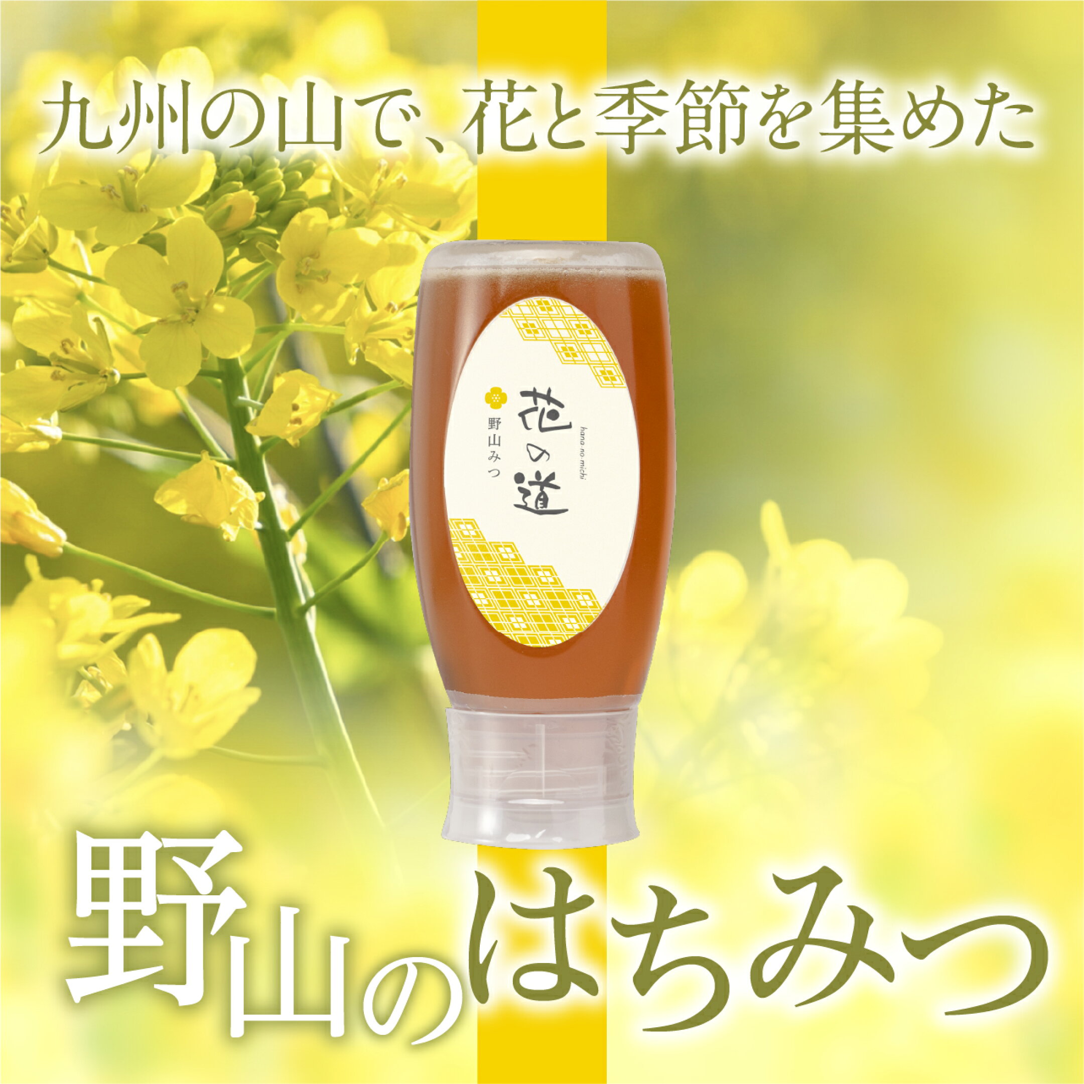 【新商品】　野山みつに使いやすいハニーボトルタイプが出ました