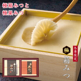 国産純粋極巣みつと極箱みつ プレミアムギフト 冬季限定 ギフト