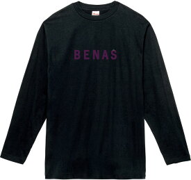 BENAS ロングTシャツ 5.6オンスヘヴィウェイトTシャツ プリントTシャツ オリジナルTシャツ BEAMS ビームス 茄子