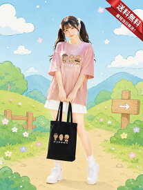 キャンバストートバッグ JIIKAWA オリジナルバッグ オリジナルブランド 厚手 肉厚 綿100％ メンズ レディース ユニセックス じぃかわ ちいかわ ちぃかわ パロディ chiikawa おじぃ キャラクター