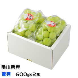 お中元 ぶどう 桃太郎ぶどう 青秀 600g×2房 岡山県産 香川県産 葡萄 ブドウ