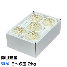 梨 あたご梨 秀品 3〜6玉 2kg 岡山県産 JAおかやま 愛宕梨 ナシ なし ギフト