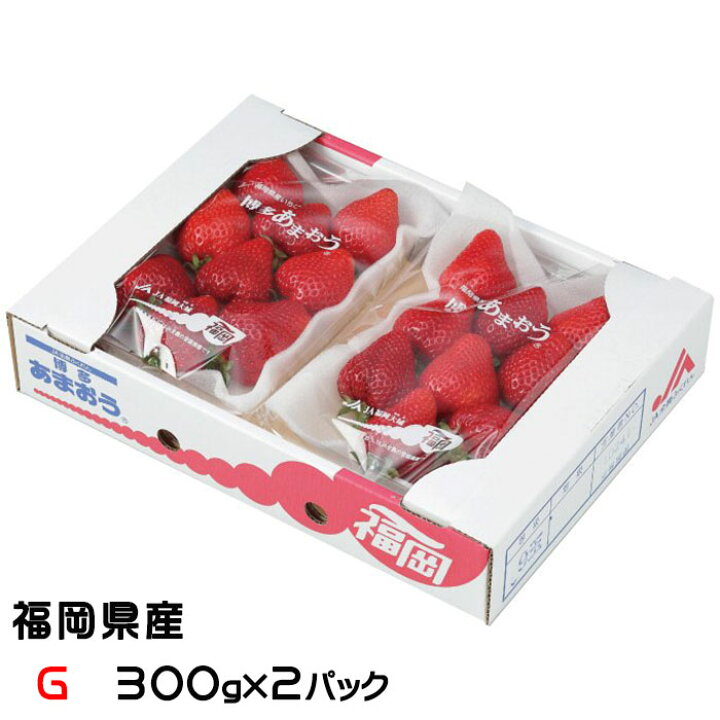楽天市場 いちご あまおう グランデ ｇ 300ｇ 2パック 福岡県産 苺 イチゴ ホワイトデー ギフト お取り寄せ はちやフルーツ楽天市場店