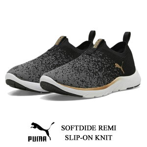 v[} fB[X Xj[J[ \tgCh ~ XbvI jbg ubN PUMA SOFTRIDE REMI SLIP-ON KNIT 309834 C 309834-01