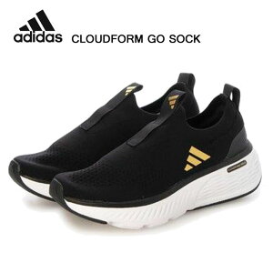 AfB_X Xj[J[ fB[X NEhtH[ S[ \bN ubN adidas CLOUDFOAM GO SOCK ID4040 Xb| V[Y C