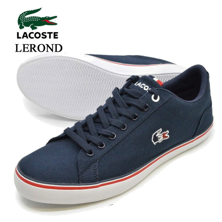 楽天市場 ラコステ レディース スニーカー ルロン ネイビー Lacoste Lerond 2181qsp Cma0148 キャンバススニーカ ローカット 靴 Cma0148 092 発靴屋 楽天市場店