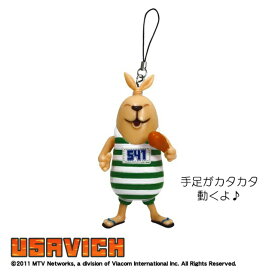 ウサビッチ カタカタ携帯ストラップ／プーチン Usavich