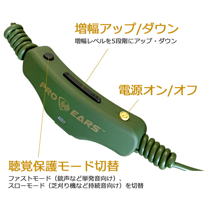 楽天市場】Pro Ears 電子聴覚保護イヤホン Stealth 28 (ステルス28) HT 