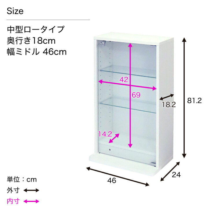 楽天市場】コレクションケース お得なセット コレクションラック DIO 