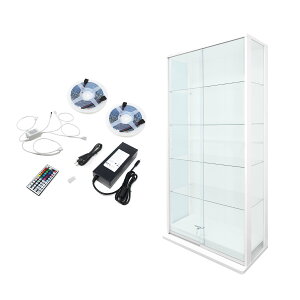 ˃RNVP[X u[m BRUNO {+LEDjbgZbg nC^Cv ʃKX 90cm 180cm s38cm KXP[X fBXvCbN tBMA P[X (zCgAubN) 