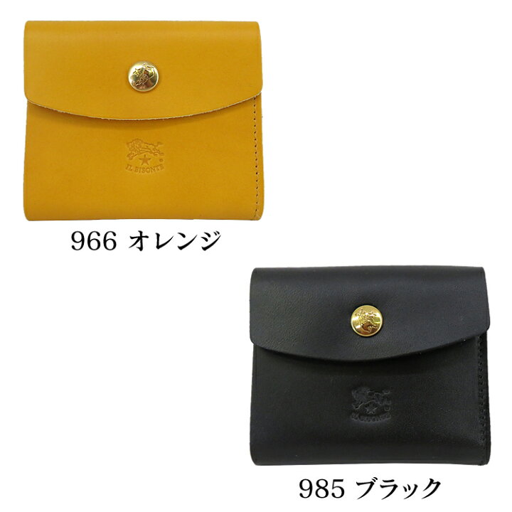 楽天市場】IL BISONTE イルビゾンテ 三つ折り財布 小銭入れ無し C1158 