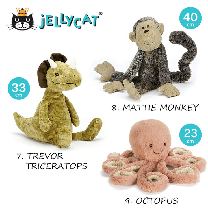 楽天市場 Jellycat おしゃべりボタン付 ジェリーキャット ぬいぐるみ Pechat ペチャット 付 バシュフル Bashful うさぎ さる キツネ 恐竜 フクロウ ブタ タコ 出産祝 誕生日 贈り物 プレゼント にも ギフト ラッピング 対応 ハコナカ