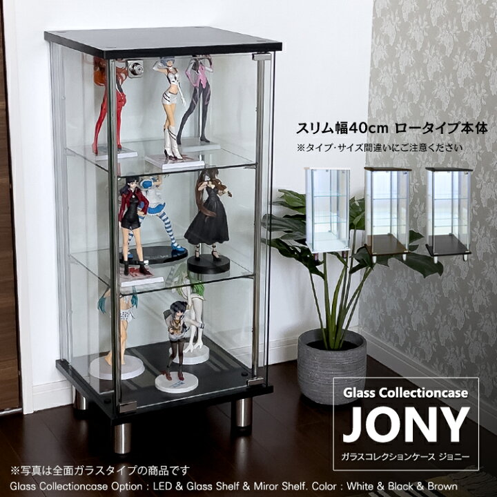 楽天市場】ガラスコレクションケース JONY 地球家具 ハコナカ ジョニー 