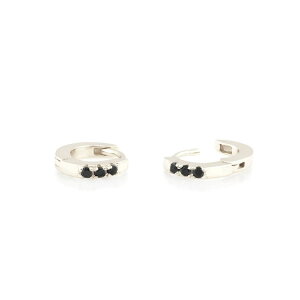 Kris Nations sAX S[h Vo[ 4F Pave Tiny Hoop Earrings NXl[VY X^bh fB[X ANZT[ WG[ v[g