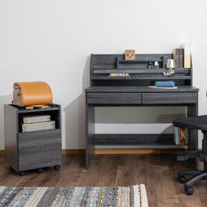 期間中ポイント15倍 学習机 学習デスク 選べるカラー 6色 勉強机 勉強デスク コンパクト 幅100 女の子 男の子 3点セット 書棚 デスク ワゴン キャスター付き かわいい かっこいい キッズデスク