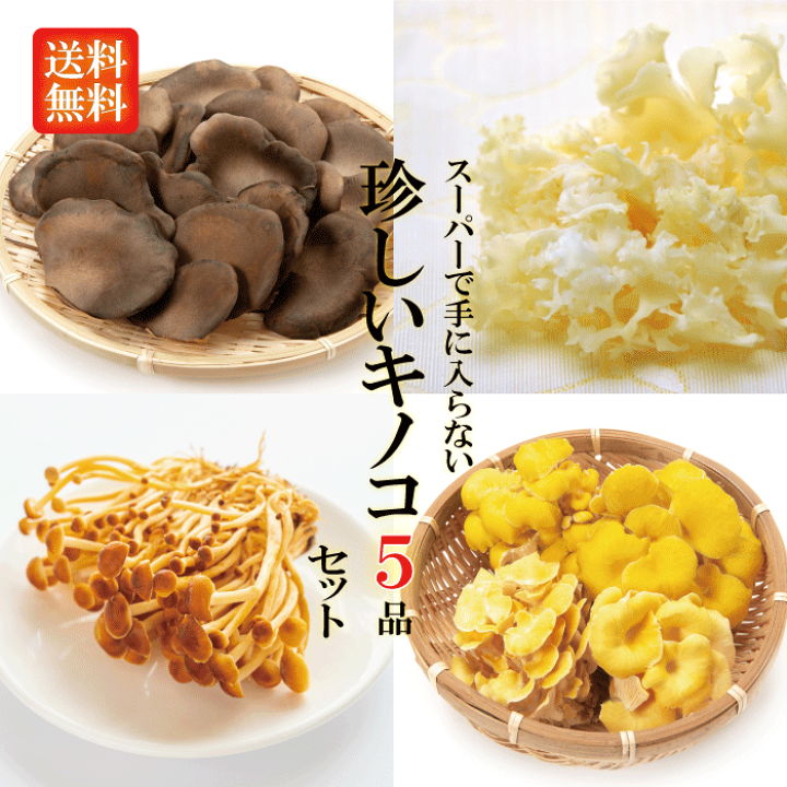 楽天市場】【送料無料】【目利きのプロが厳選した】珍しいキノコ5品