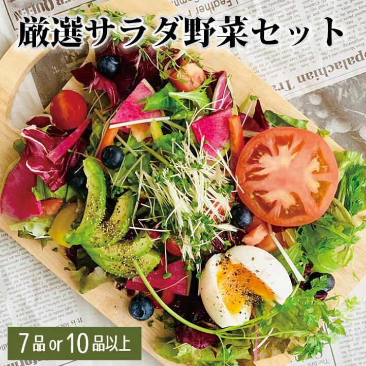 楽天市場】【送料無料】厳選サラダ野菜【7品or10品以上確約】セット 