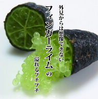 フィンガーライム　フレッシュ(生)　1パック(約4～6本)約5g【キャビアライム 付け合わせ 珍しい野菜 お取…