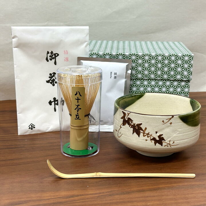 楽天市場】初心者茶道セット 茶道具 5点セット 抹茶セット 岡本八造 