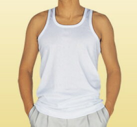 【送料無料】男性用グンゼ　ランニング　S (胸囲　80～88cm)　白　綿100％　KQ5020