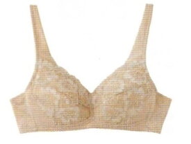 グンゼ 綿たっぷり ノンワイヤーブラ TB1055肌にやさしい柔らか素材の肩ひもでラクラク包み込む安定感のフルカップベージュ 婦人 レディース A/B/Cカップ アンダーバスト75〜90cm女性用【送料無料】