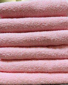 #08 淡ピンク 国産フェイス タオル泉州タオル 使いやすい厚みの200匁です。綿100％　カラータオル日本の『タオル2大産地 大阪泉州』 今治と並ぶ信頼の 「泉州カラータオル」34×82cmピンクの無地 日本製です。【送料無料】