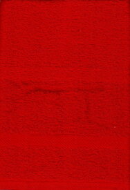 #013 レッド (赤) 泉州タオル 国産フェイス タオル 220匁綿100％ カラータオル34×82cm フェイスタオル 無地の日本製 使いやすい厚みです 抗菌防臭 シプリエコー日本の『タオル2大産地　大阪泉州』 今治と並ぶ【送料無料】信頼の「泉州カラータオル」です