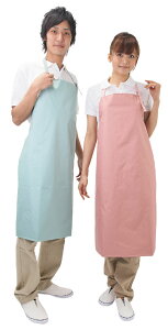 【送料無料】宮AP-15日本製 防水 ナイロンシルバーコーティング エプロン フリーサイズ (M〜L) カラー 5色首かけ・後ろヒモ結びクリニック・お弁当屋さん・美容院・介護入浴トリマー・ペ