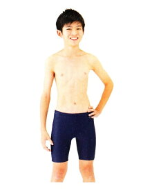 【送料無料】らくらく　腰ヒモなし140 (10～11才)　男子用　トランクスすまいるスイム　シリーズ男児 スクール水着　132163　日本製ロングタイプ　また下　19cm　全サイズインナー付きウエストは 通常より太めの ゴム入り