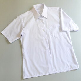 女の子 B体ぽっちゃりさん用 半袖 白 ワイシャツ 形態安定サイズ豊富に取り揃えました身長 155cm〜170cm首まわり 37cm〜43cmバスト 95cm〜110cmスクール ワイシャツ、白ワイシャツ、男の子のワイシャツ　形態安定　抗菌防臭加工 【送料無料】