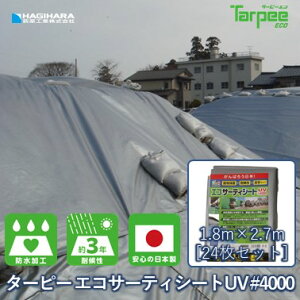 _1524Ԍ蒊I100%PobN&Gg[P10{^yH z^[s[ GRT[eBV[gUV#4000 1.8m×2.7m [24Zbg] Vo[ | { ECO4000SI1827  UVܓ u[V[g 